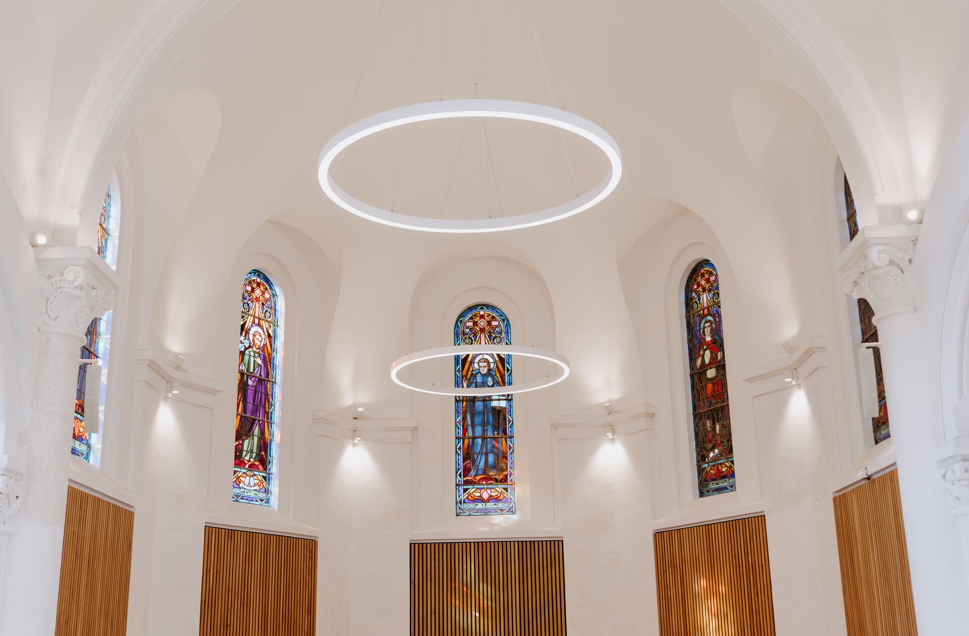 Salle de la Chapelle - le choeur lumière - Domaine de Meslay