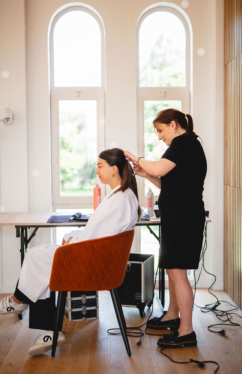 Préparation - domaine mariage avec dortoir et chambres - Domaine de Meslay
