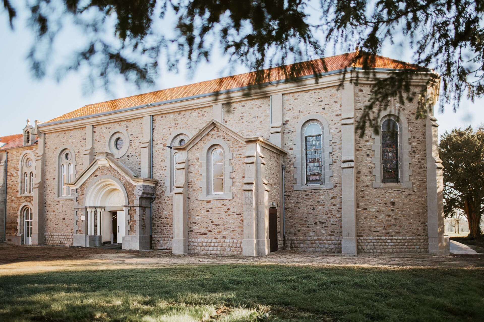 Shooting extérieur - janvier 2025 - salle de la chapelle - Domaine de Meslay