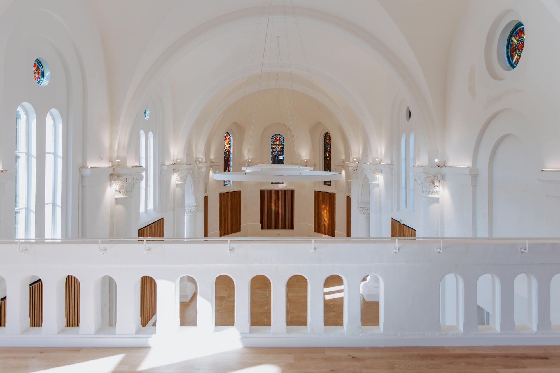 Salle de la Chapelle - vue balcon - Domaine de Meslay