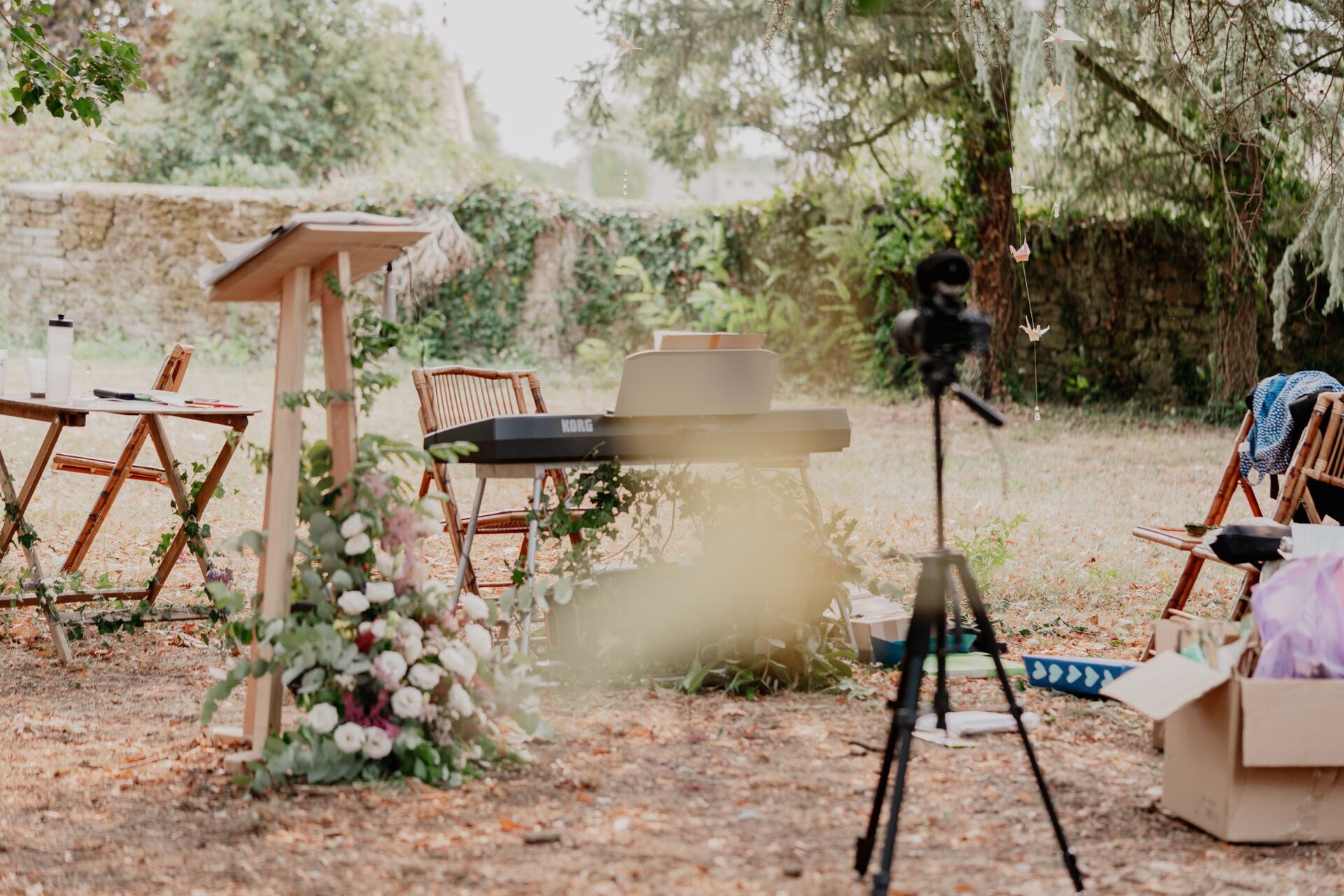 cérémonie mariage en vendée - domaine de l'abbaye de meslay