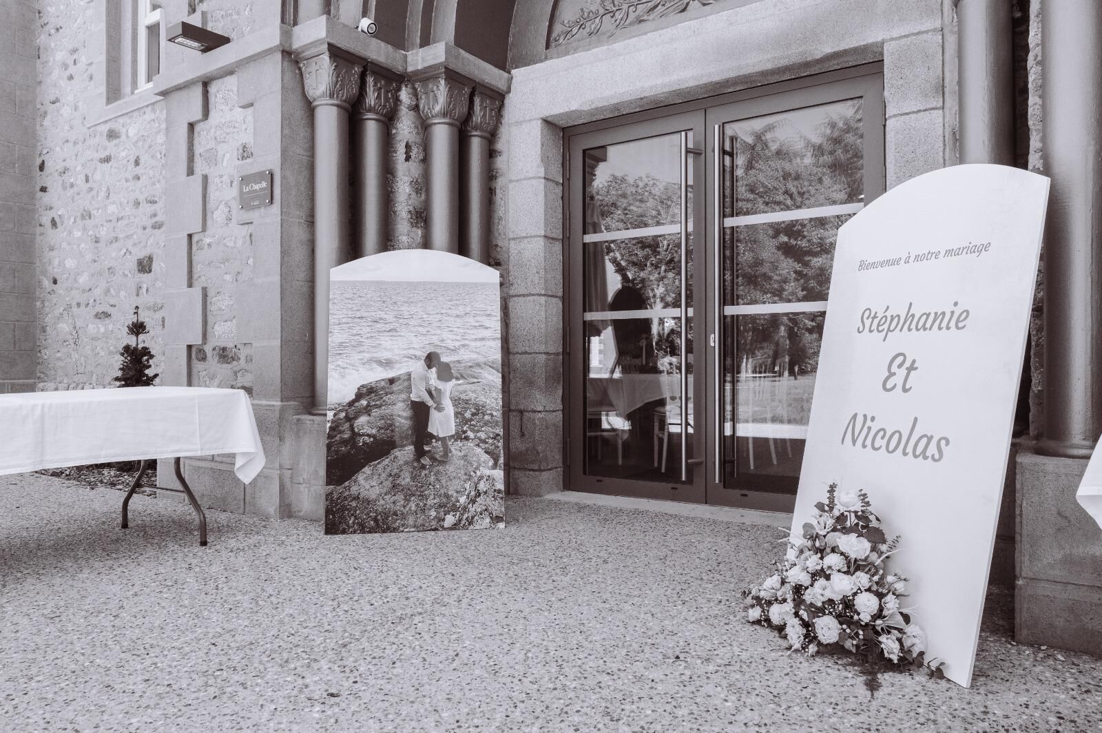Entrée Salle de Mariage - Domaine de l'Abbaye de Meslay