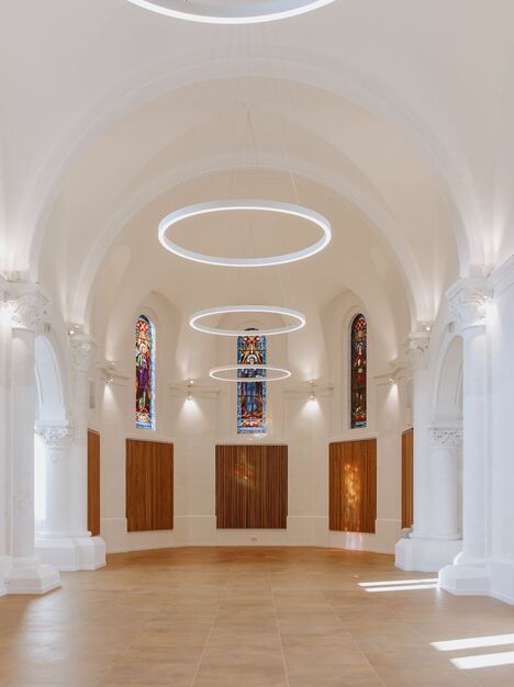 Salle de la Chapelle - le choeur - Domaine de Meslay