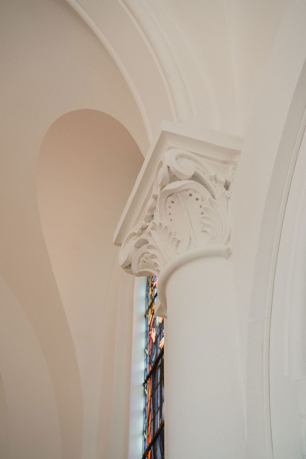 Colonne détails - Salle de la Chapelle - Domaine de Meslay