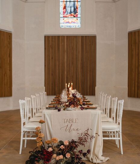 Shooting inspiration Mariage - avril 2025 - table de repas de mariage - Domaine de Meslay