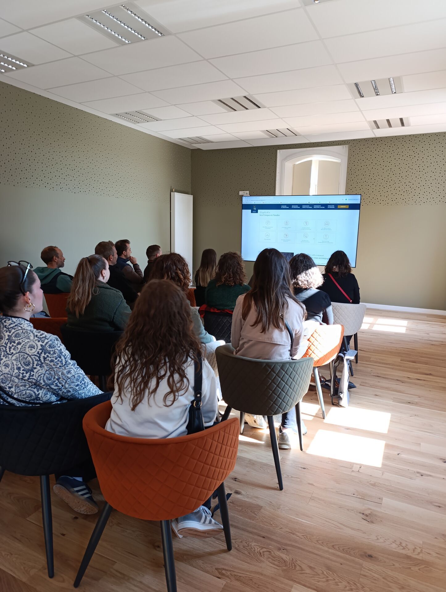 Formation entreprise - salle montaigu - Domaine de Meslay