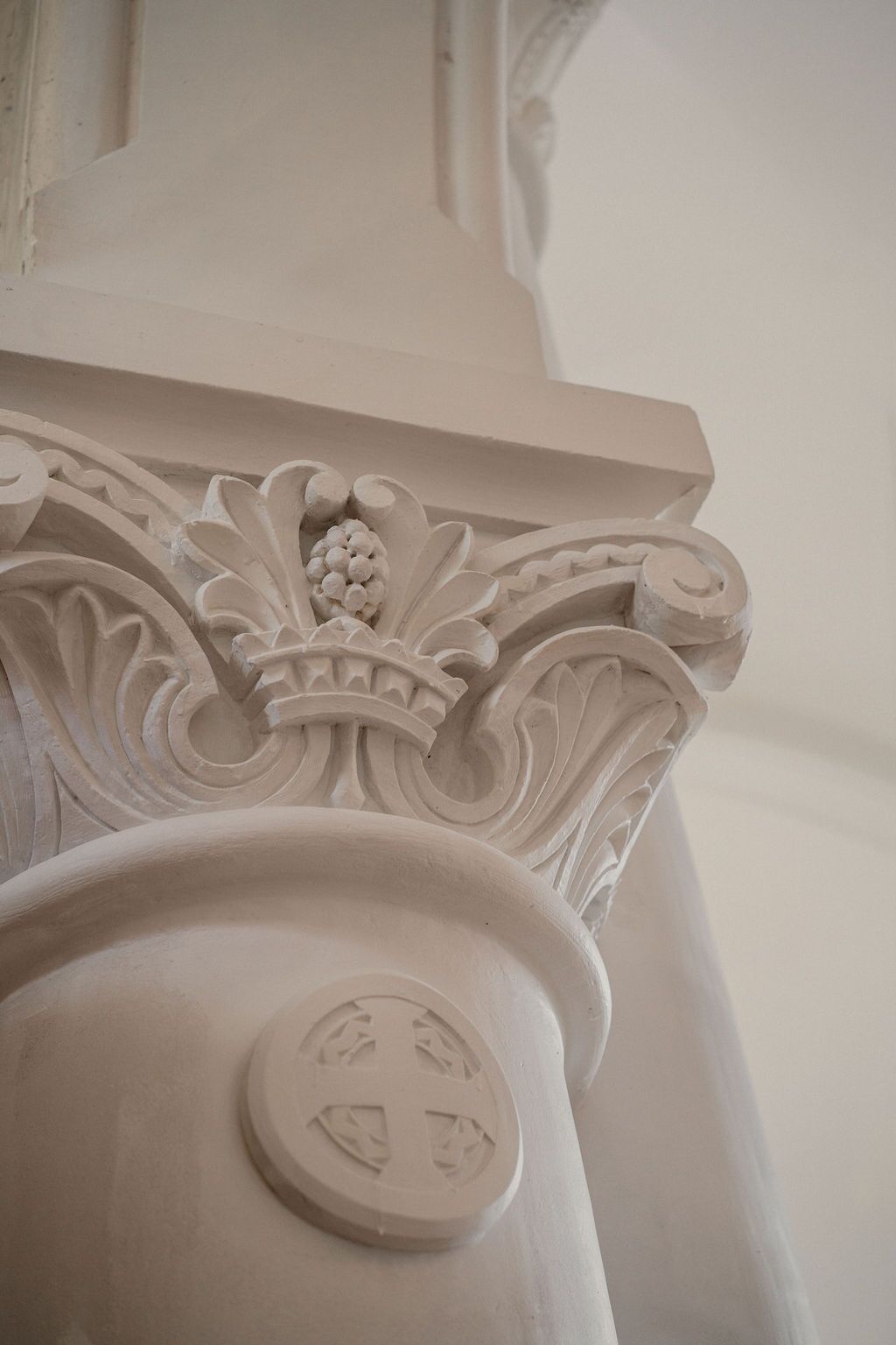 Colonne - Salle de la Chapelle  - Domaine de Meslay